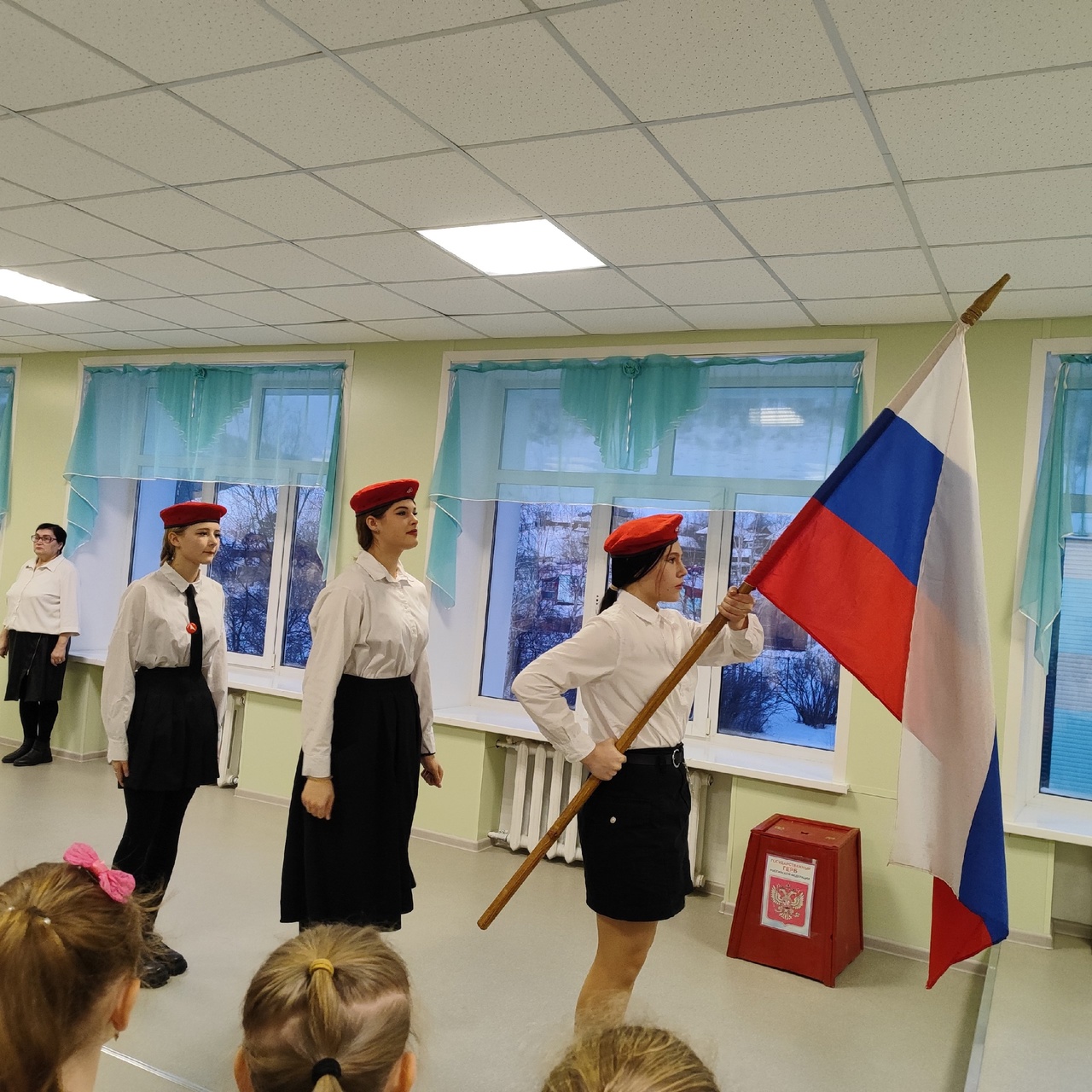 Открытие Месячника спортивно-массовой и патриотической работы.