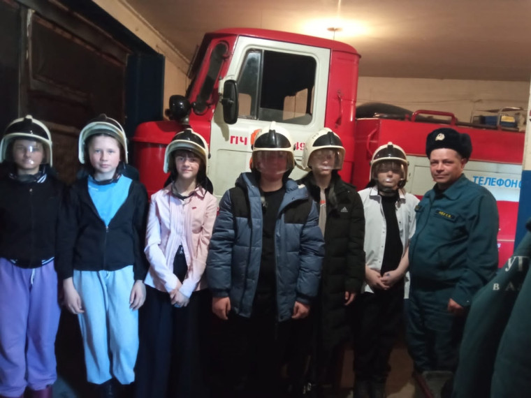 Экскурсия для учащихся 6-го класса в пожарную часть: "Я в мире профессий. Пожарные"..