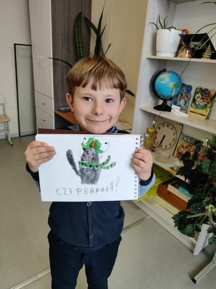 Рисуем открытки для пап!.