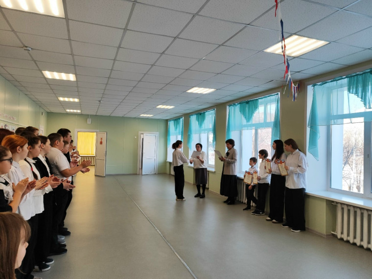 Закрытие месячника спортивно-массовой и патриотической работы.