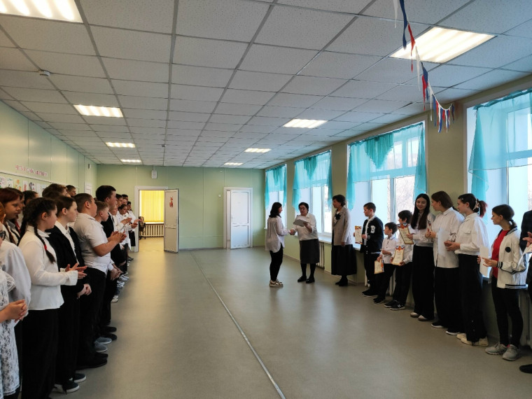 Закрытие месячника спортивно-массовой и патриотической работы.