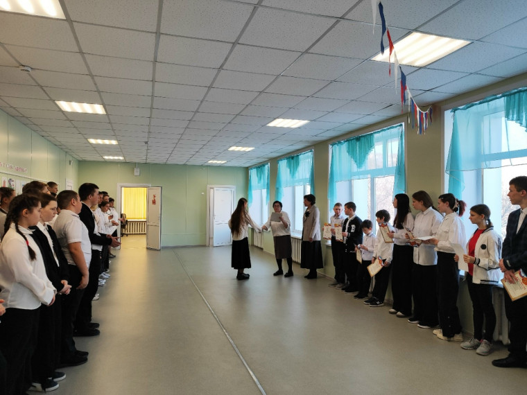 Закрытие месячника спортивно-массовой и патриотической работы.