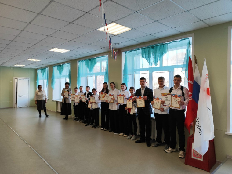 Закрытие месячника спортивно-массовой и патриотической работы.